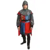 Image de Déguisement de chevalier rouge et bleu adulte taille L/XL FETE-23321