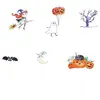 Image de Lot de 6 décors Halloween sur pique FETE-23421