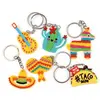 Image de Lot de 2 mini jouets porte-clé mexicain FETE-23462