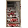 Image de Décor de porte Escalier sanglant FETE-23497