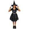 Image de Déguisement enfant de sorcière étoilée  taille 7/9 ans FETE-23499