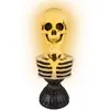 Image de Déco sonore et lumineuse Buste de squelette 38 cm FETE-23565