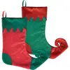 Image de Chaussette de Noël 36cm Rouge ou Verte (x1) FETE-23576