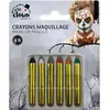 Image de Lot de 6 Crayons maquillage gras coloris Halloween FETE-23605