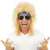 Image de Perruque chanteur rock Hard rock avec bandeau FETE-23750