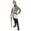Image de Déguisement enfant chevalier gris taille 3/4 ans FETE-23755