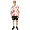 Image de Déguisement Cycliste Sauciflex Blanc/Rouge adulte, S/M FETE-23886