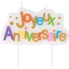 Image de Bougies lettres Joyeux Anniversaire Multicolore FETE-23964