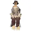 Image de Épouvantail sur chaise à bascule - animé, sonore, lumineux - 120cm 24065PC