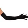 Image de Gants longs 56 cm noirs, adulte FETE-39300