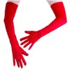 Image de Gants longs 56 cm rouge, adulte FETE-39330