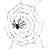 Image de Toile d'araignée géante avec araignée noir de diamètre 2.90 m FETE-40013