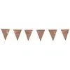 Image de Guirlande métal flammes fanions Rose Gold, 3,60 mètres FETE-41182