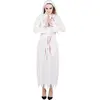 Image de Déguisement adulte nonne blanche sanglante femme, taille S/M FETE-44376