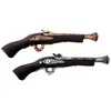 Image de Pistolet de pirate, 42 cm, plastique (or ou argent) x1 FETE-46911