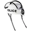 Image de Casque de policier, blanc RE47700