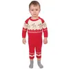 Image de Costume baby Noel rouge avec rennes, 92 cm 1/2 ans RE48113