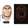 Image de Masque braqueur, dali lumineux à led FETE-54061