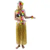 Image de Jupe Hawaïenne 80 cm avec ceinture à fleurs, beige RE57340