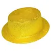 Image de Chapeau plastique Haut de Forme adulte paillettes, Or FETE-63550