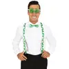 Image de Set bretelles, noeud papillon et lunettes Saint Patrick FETE-66636