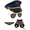Image de Set Accessoires déguisement Pilote d'avion FETE-66643