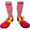 Image de Chaussettes de clown rayées rouge et blanc FETE-72155