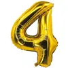 Image de Ballon alu mylar 85cm CHIFFRE 4, Or FETE-80004