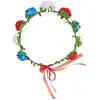 Image de Couronne de fleurs Bleu Blanc Rouge FETE-88180