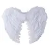 Image de Ailes d'ange en plumes 40 x 32 cm, blanc FETE-91121