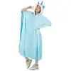 Image de Poncho licorne bleu pastel FETE-97002