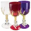 Image de Verre à pied squelette - couleur aléatoire - 17 cm FETE-99004