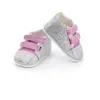 Image de Accessoire pour poupée 34 cm Minouche : Baskets rose et argent PetitCollin-603409