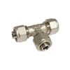 Image de Tés égaux à compression té égal à compression multicouche d20 20 mm 1 pièce(s) multicouche té - somatherm for you