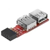 Image de Adaptateur 2 ports USB 2.0 internes sur carte mère