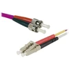 Image de Jarretière optique duplex multimode 2mm OM4 LC-UPC/ST-UPC (2 mètres)