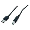 Image de Connectique Informatique - GENERIQUE - Cordon USB 2.0 type A / B - 1.8m / Noir 532449