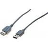Image de Connectique Informatique - GENERIQUE - Rallonge USB 2.0 Type A - 2m / Gris 532508