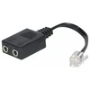Image de Adaptateur RJ9 pour casque-micro Jack 3.5 mm