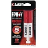 Image de Colle époxy rapide sader® / multi-usages colle époxy rapide de 1 à 5 minutes liquide epoxy manuelle 1 seringue(s) de 25 millilitre(s) intérieur, extér