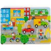 Image de Puzzle sonore ville en bois Les Popipop