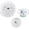 Image de Coffret repas en porcelaine Pomme des Bois (3 pièces)