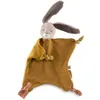 Image de Doudou plat lapin ocre Trois petits lapins