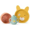 Image de Set vaisselle silicone Trois petits lapins