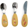 Image de Set couverts silicone Trois petits lapins