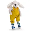 Image de Peluche chien Pilou jaune Puce et Pilou (37 cm)