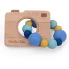 Image de Hochet anneau de dentition bois et silicone appareil photo Puce et Pilou
