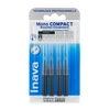 Image de Inava mono compact noir 4 brossettes interdentaires 0.6mm