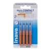 Image de Inava mono compact orange 4 brossettes interdentaires 1.2mm