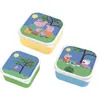 Image de Lot de 3 boîtes à goûter Peppa Pig